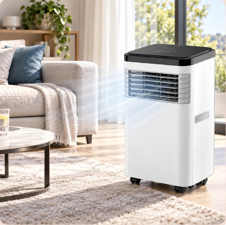Climatiseur portatif KLF-9001 dans un séjour